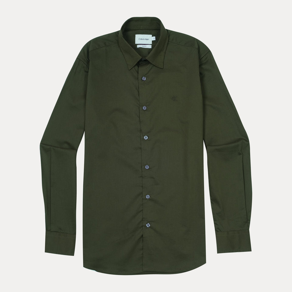 CALVIN KLEIN Mystic Forest Tailored Fit Long Sleeve Shirt