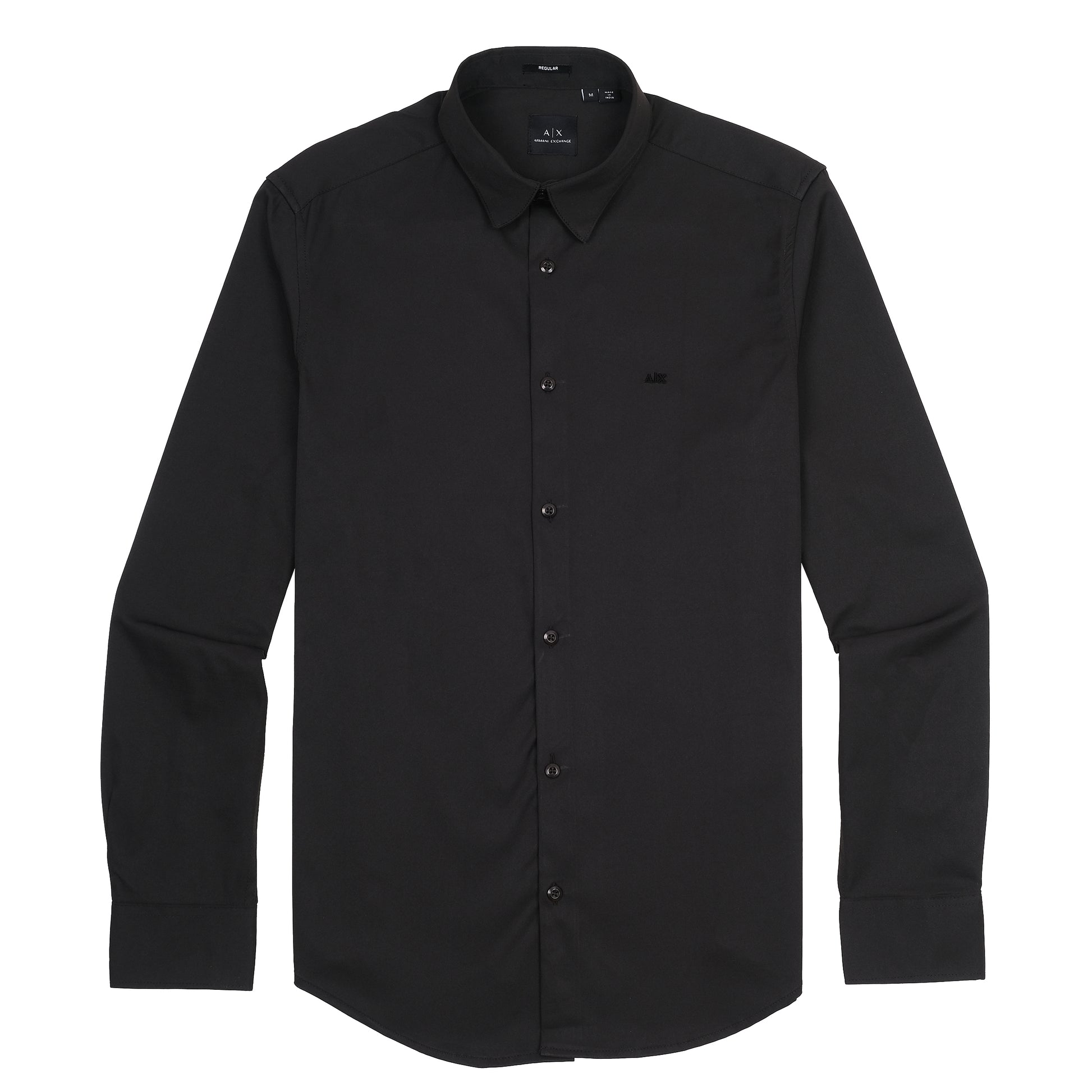 Armani Exchange Sleek Midnight Button-Up Shirt