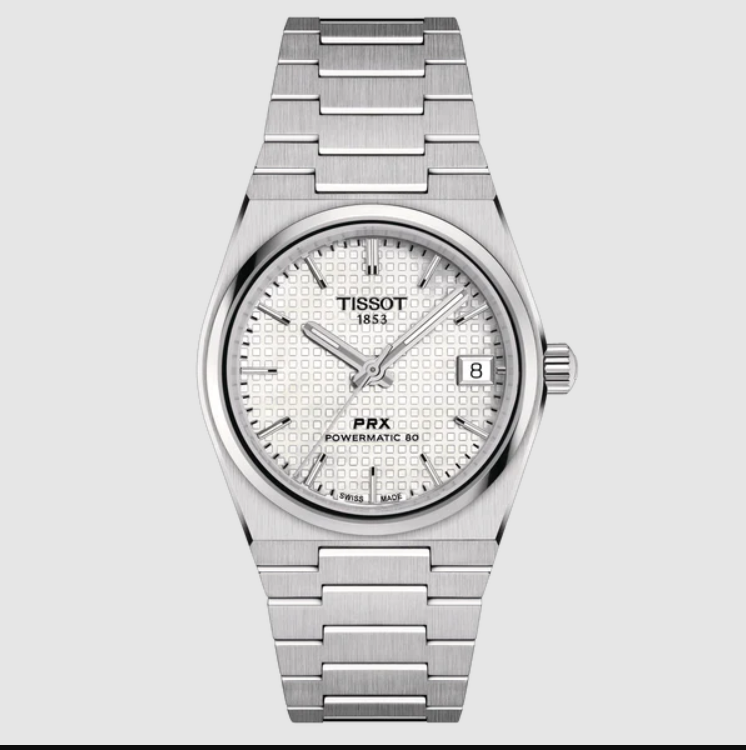 TISSOT Ethereal Silver Classic Stainless Steel Timepiece