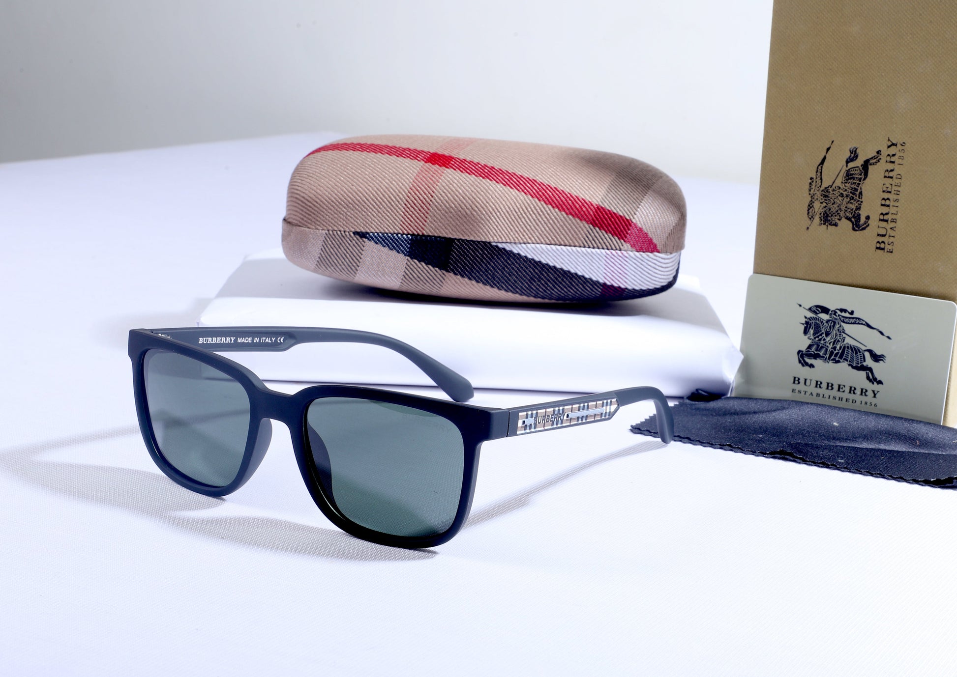 Burberry Classic Frame Sunglasses with Signature Case