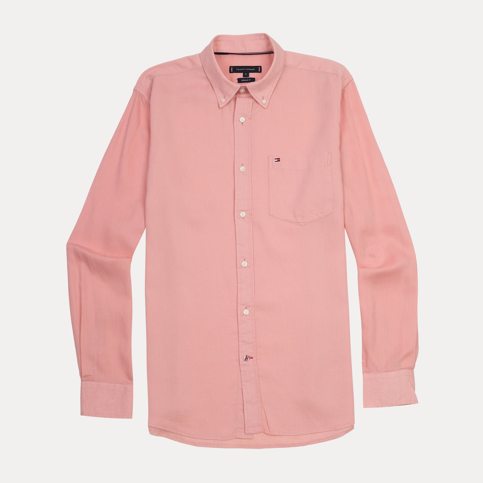 Tommy Hilfiger Soft Coral Button-Up Shirt