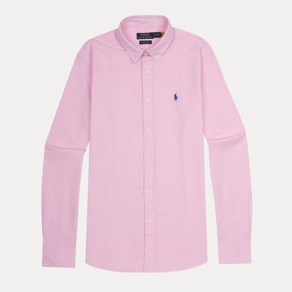 Polo Ralph Lauren Custom Fit Delightful Blush Button-Up Shirt