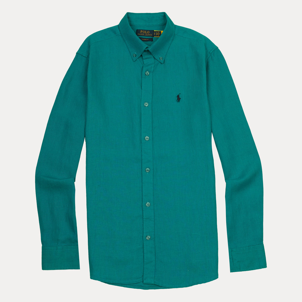 Polo Ralph Lauren Classic Fit Teal Dream Button-Up Shirt