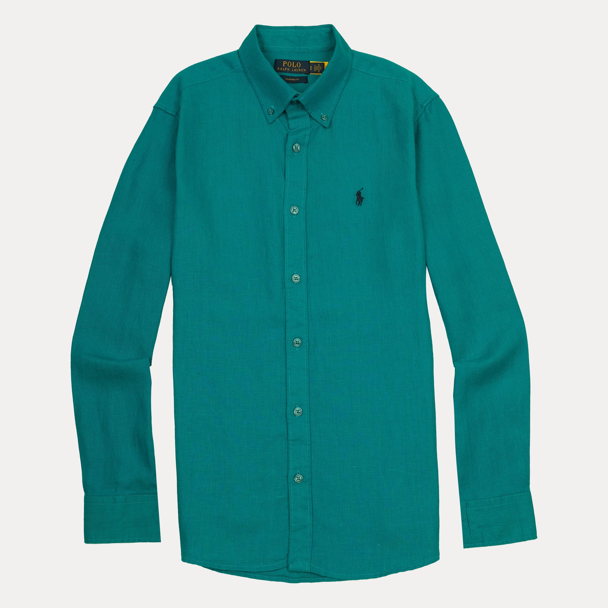 Polo Ralph Lauren Classic Fit Teal Dream Button-Up Shirt