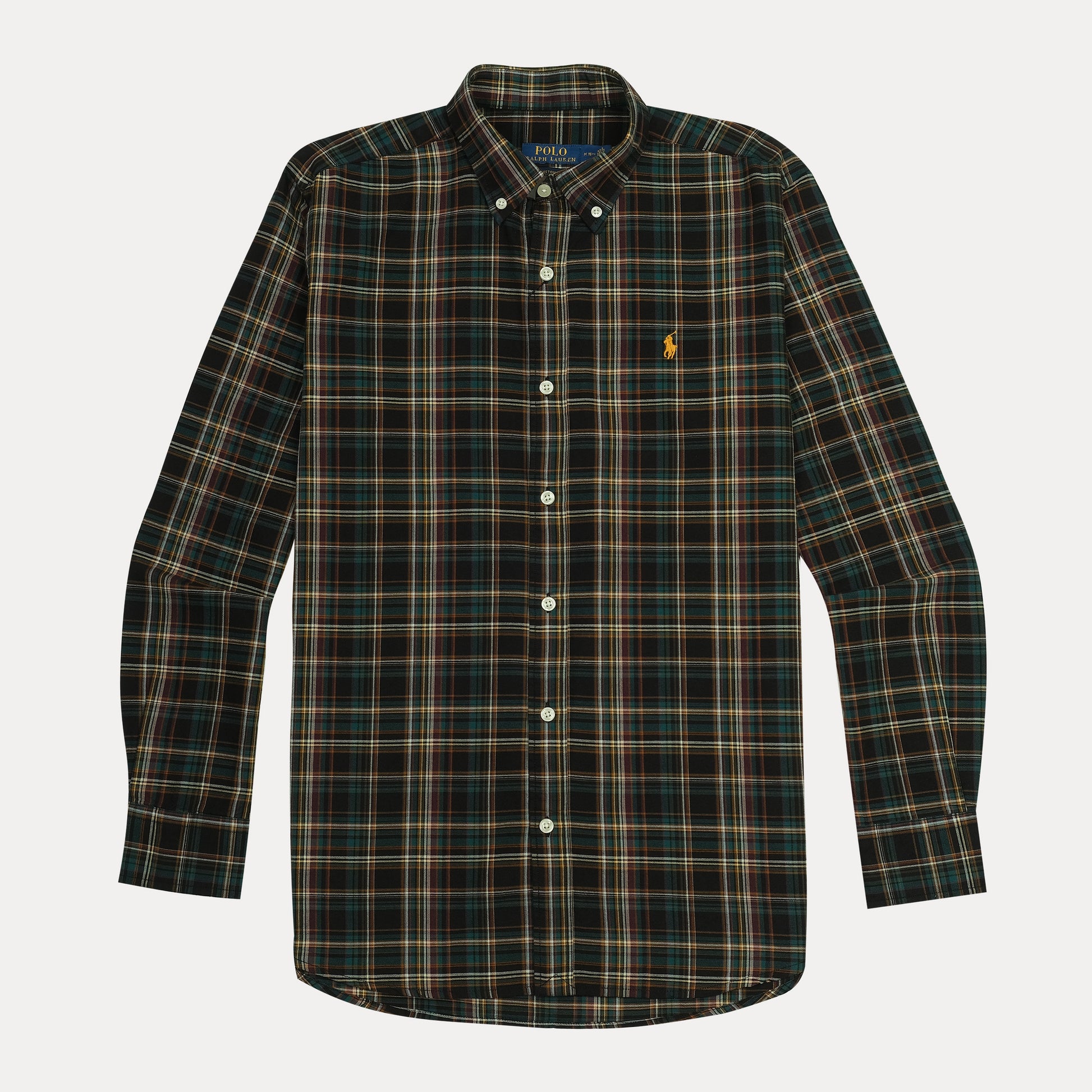 Polo Ralph Lauren Custom Fit Plaid Shirt in Enchanted Forest