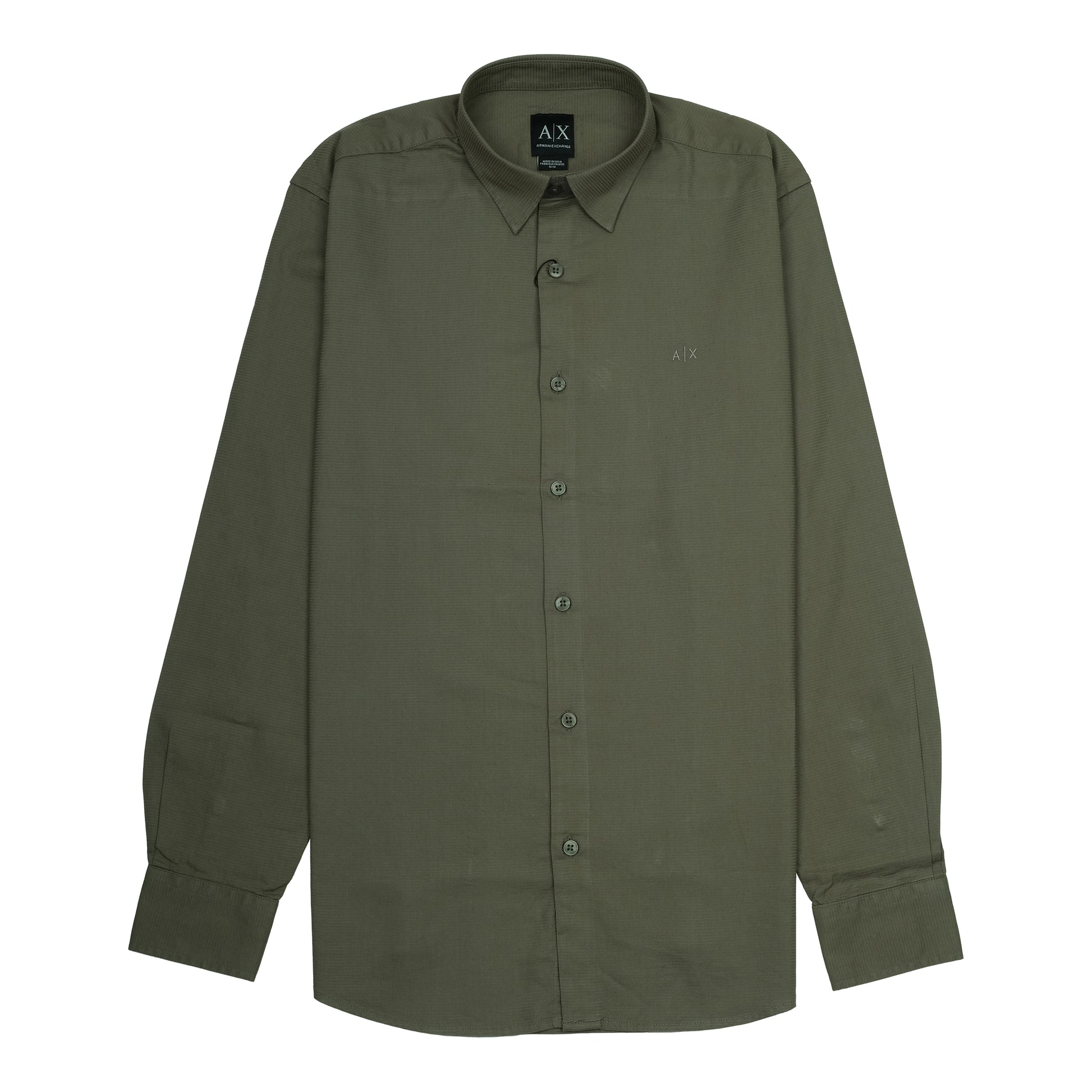 Armani Exchange Olive Whisper Long Sleeve Shirt