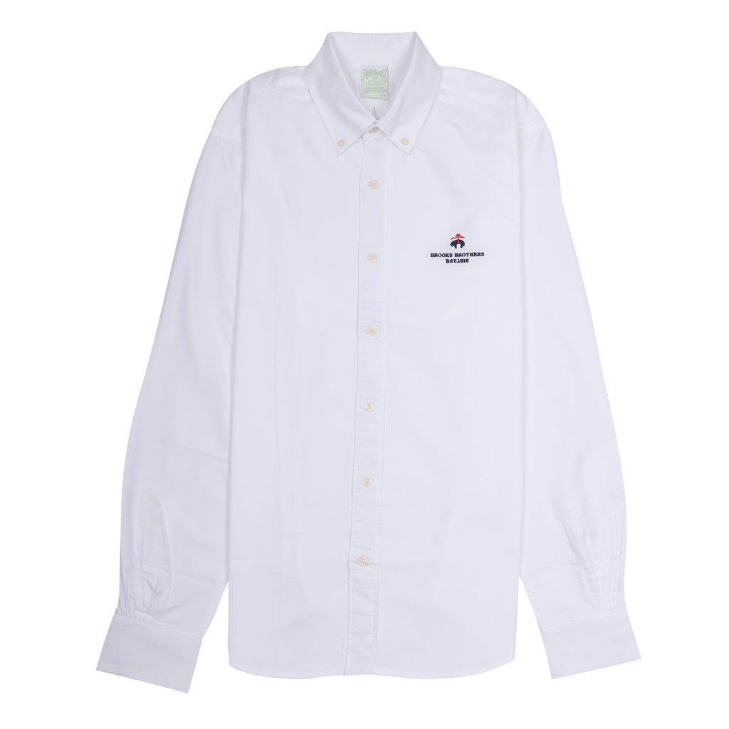 BROOKS BROTHERS Seraphic Pearl Classic Fit Long Sleeve Oxford Shirt