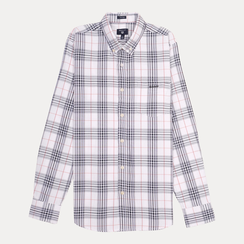 GANT Tech Prep Plaid Button-Up Shirt