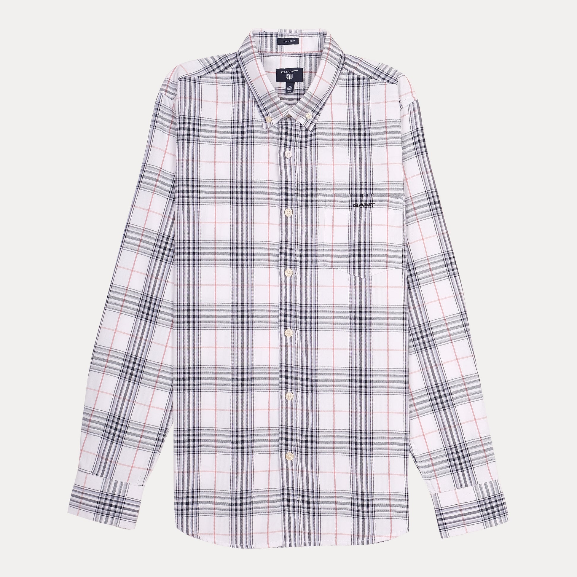GANT Tech Prep Plaid Button-Up Shirt