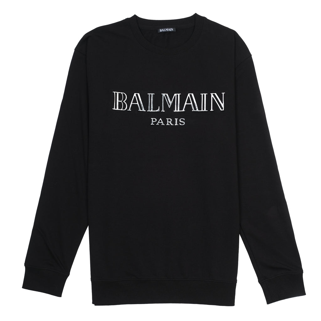 Balmain Luxurious Midnight Black Sweatshirt