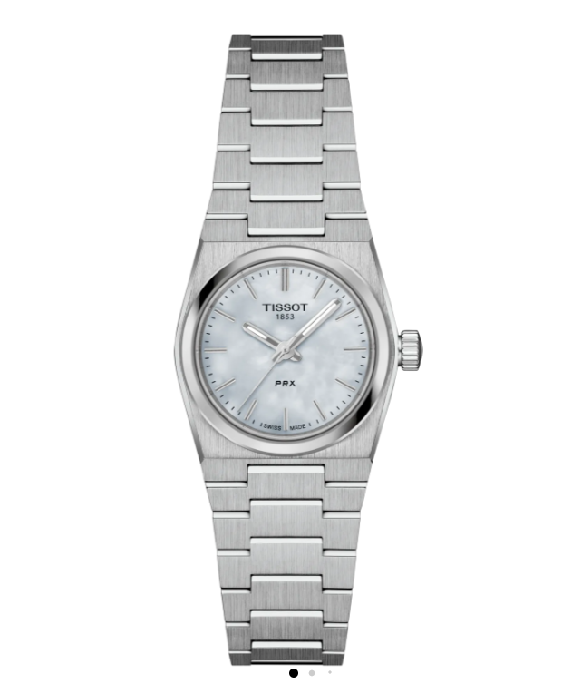 TISSOT Starlit Platinum Modern Chic Stainless Steel Watch