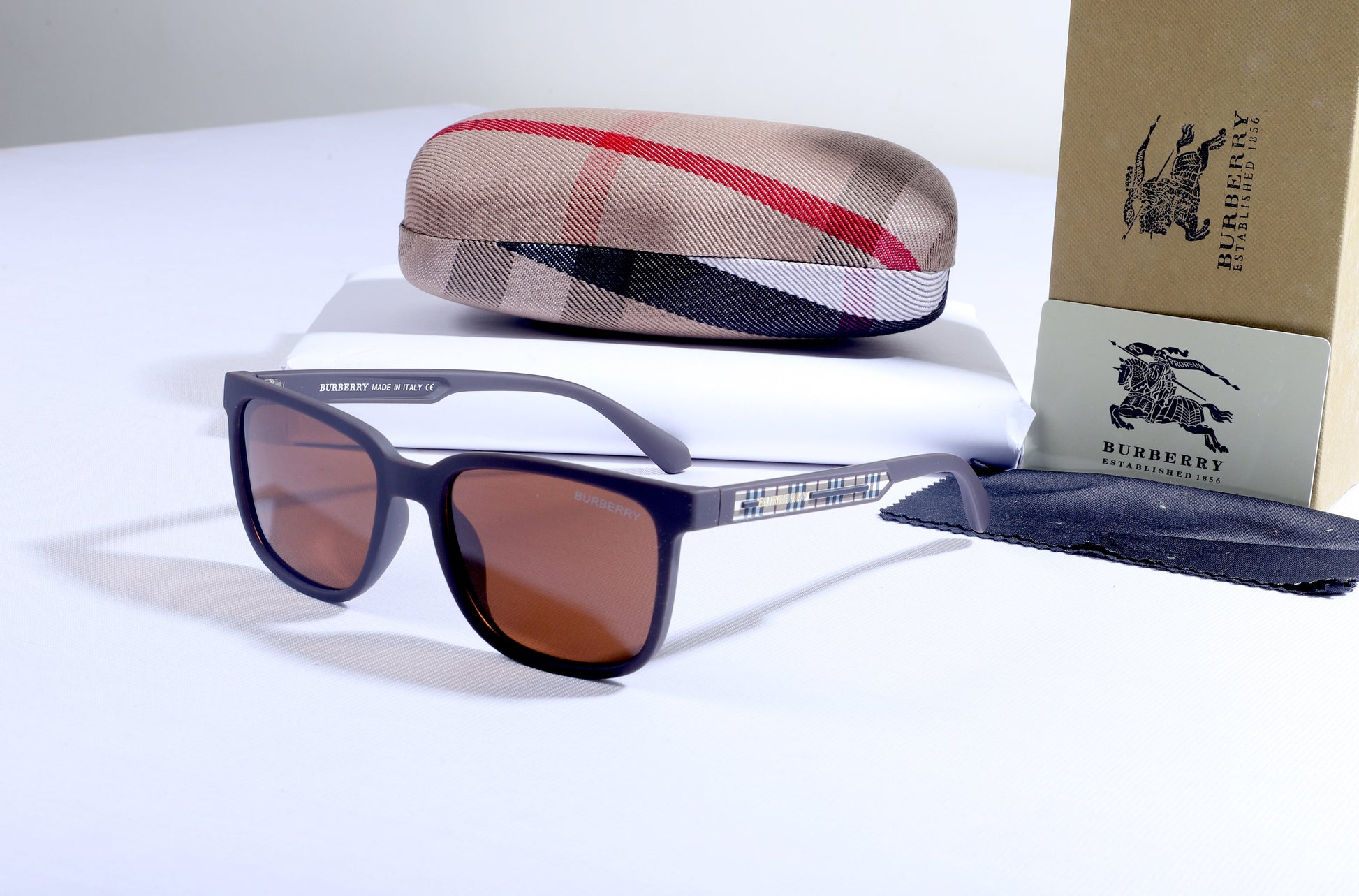 Burberry Classic Check Sunglasses with Case