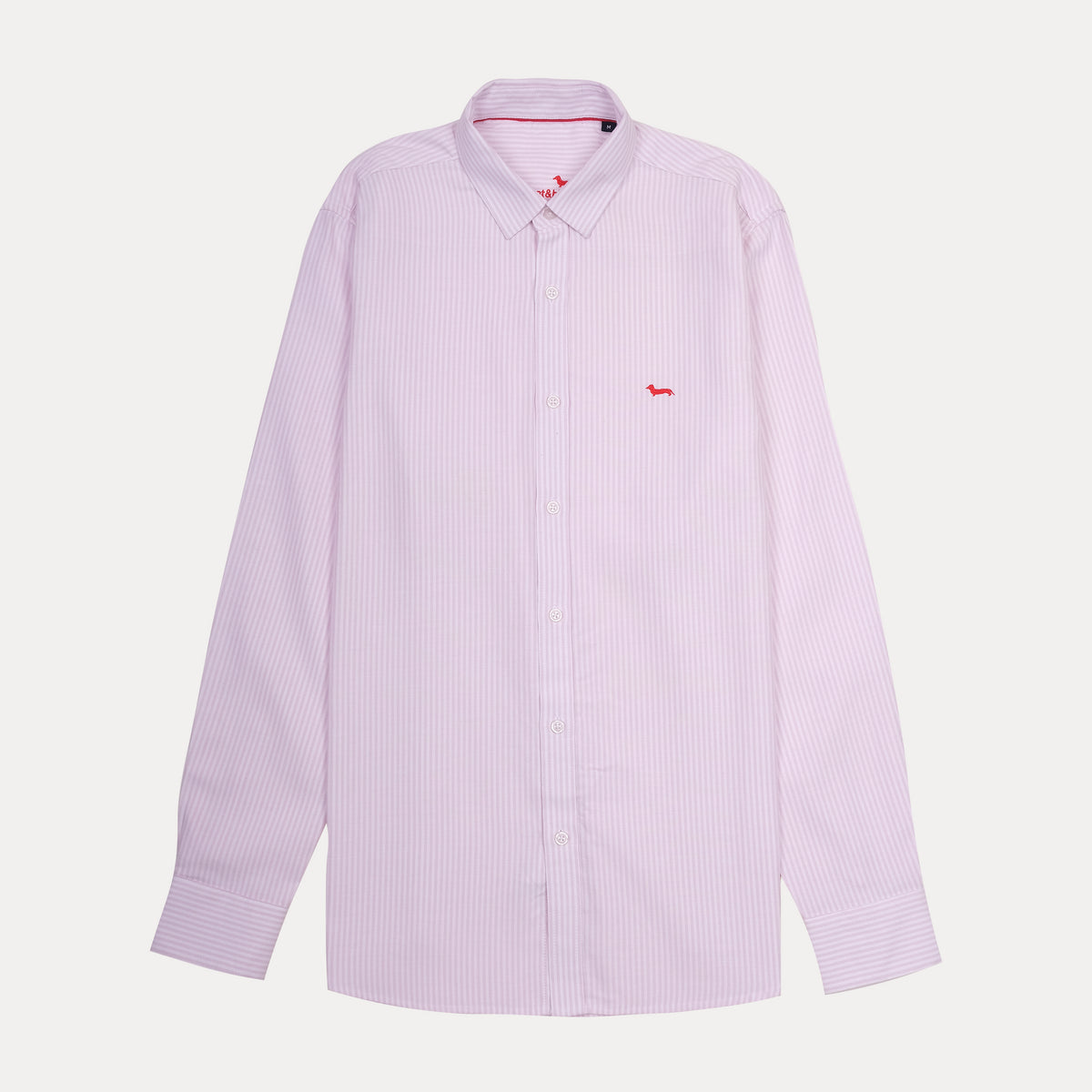 HARMONT&BLAINE Harmont & Blaine Striped Regular Fit Dress Shirt in Pink