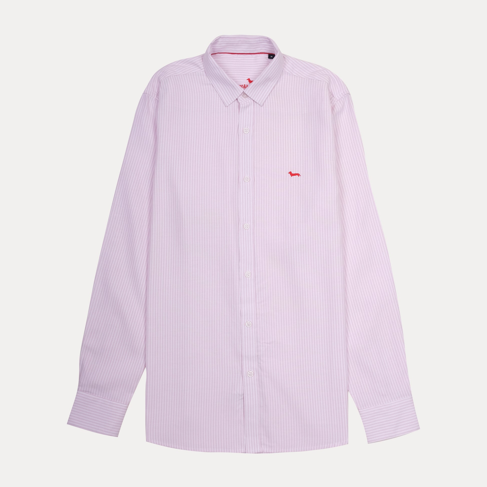 HARMONT&BLAINE Harmont & Blaine Striped Regular Fit Dress Shirt in Pink