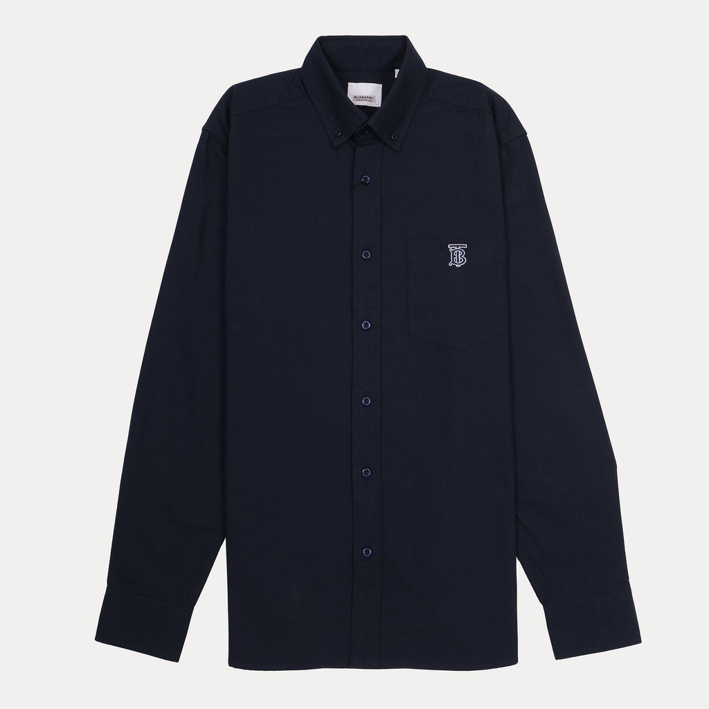 Burberry Classic Fit Black Button-Up Shirt