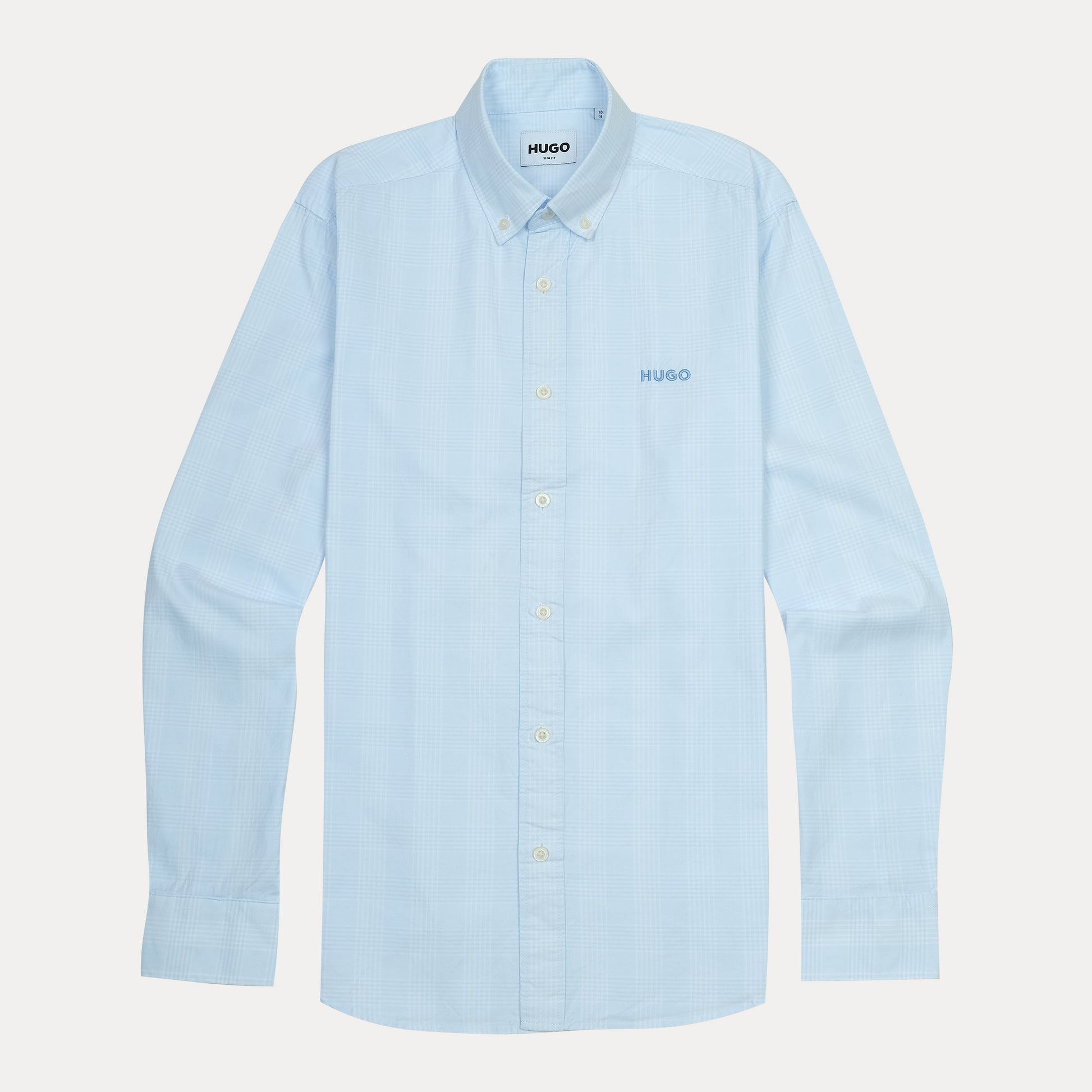 HUGO Slim Fit Gentle Breeze Checkered Shirt