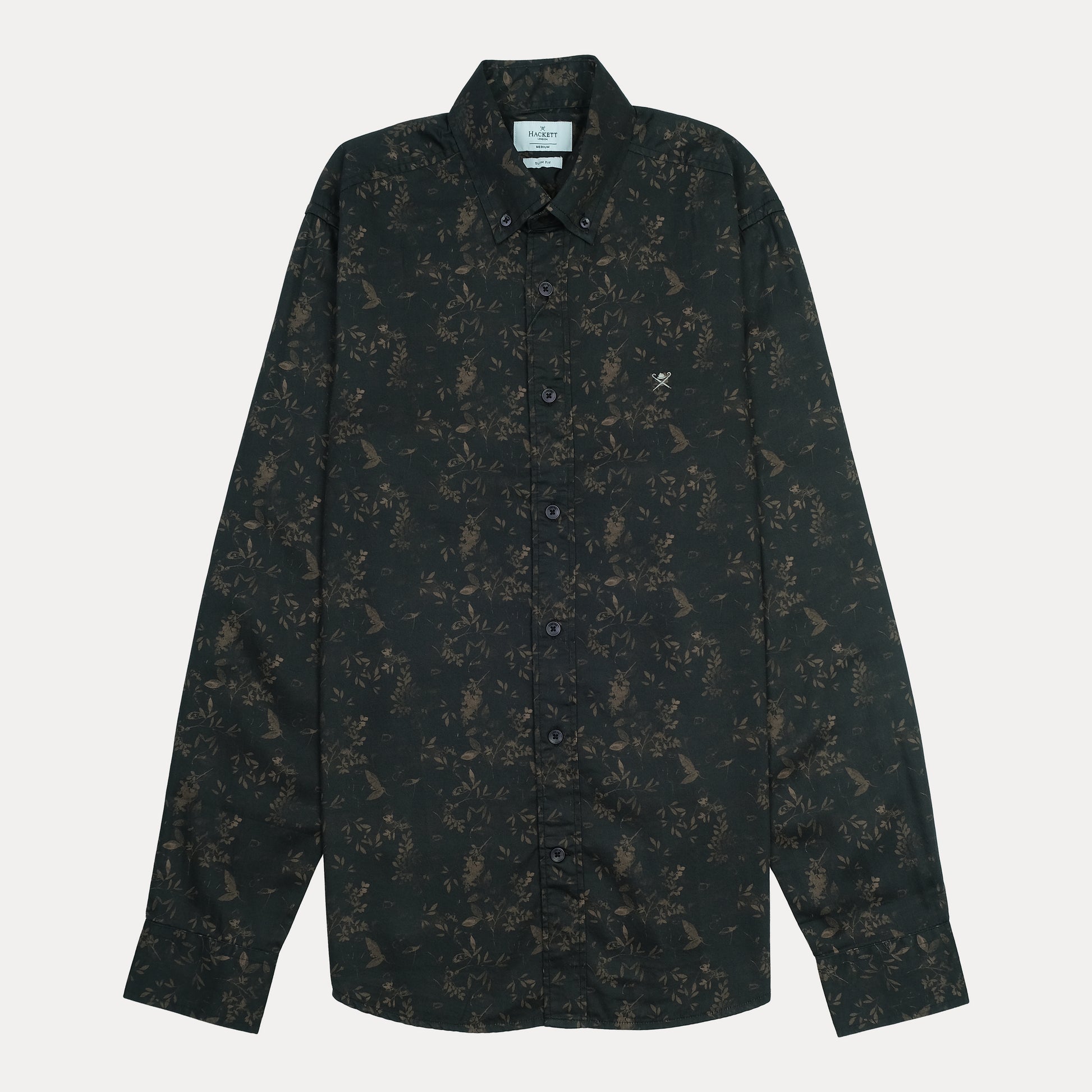 HACKETT Floral Print Long Sleeve Shirt