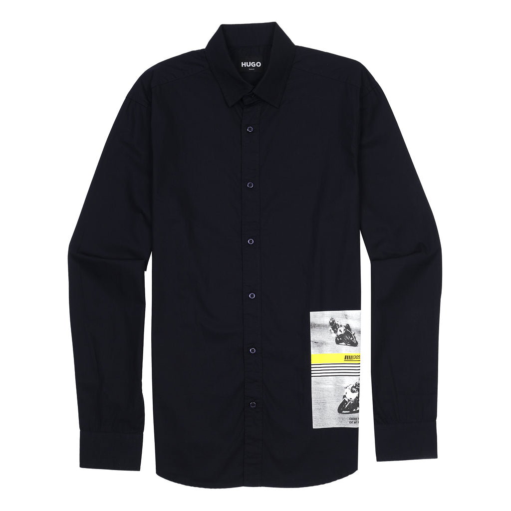 HUGO Slim Fit Midnight Dream Button-Up Shirt