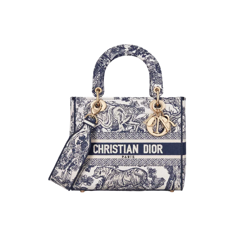 DIOR Celestial Sapphire Iconic Mini Tote Bag