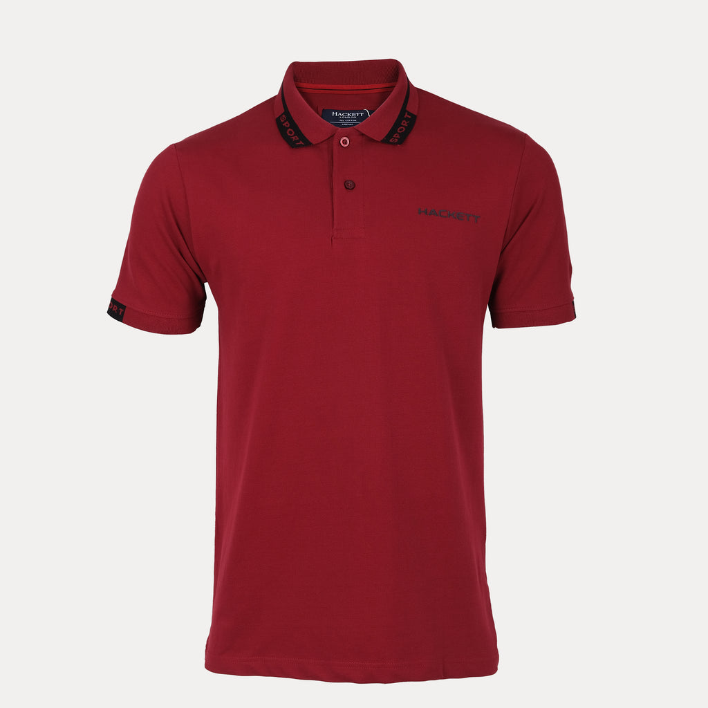 HACKETT Sporty Crimson Polo Shirt