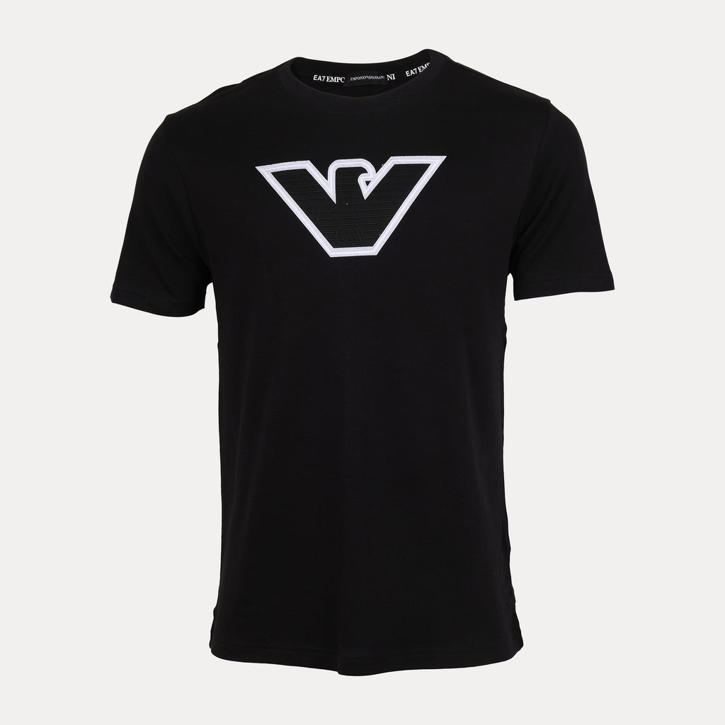ARMANI Obsidian Ember Sleek Fit Short Sleeve T-Shirt