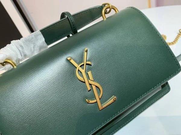 YSL Mystic Fern Chic Mini Satchel Bag
