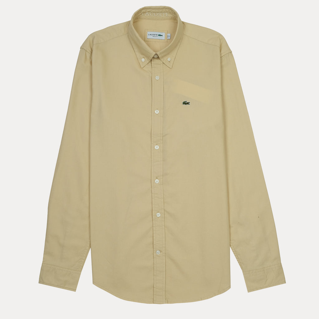 Lacoste Elegant Sandstone Button-Up Shirt