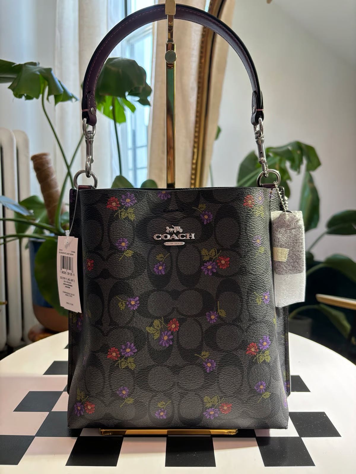 COACH Mystical Amethyst Elegant Bucket Bag