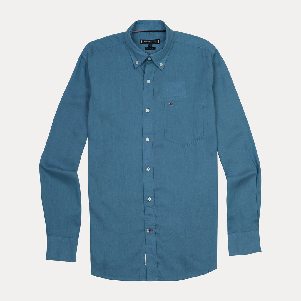 Tommy Hilfiger Effortlessly Cool Ocean Breeze Button-Up Shirt