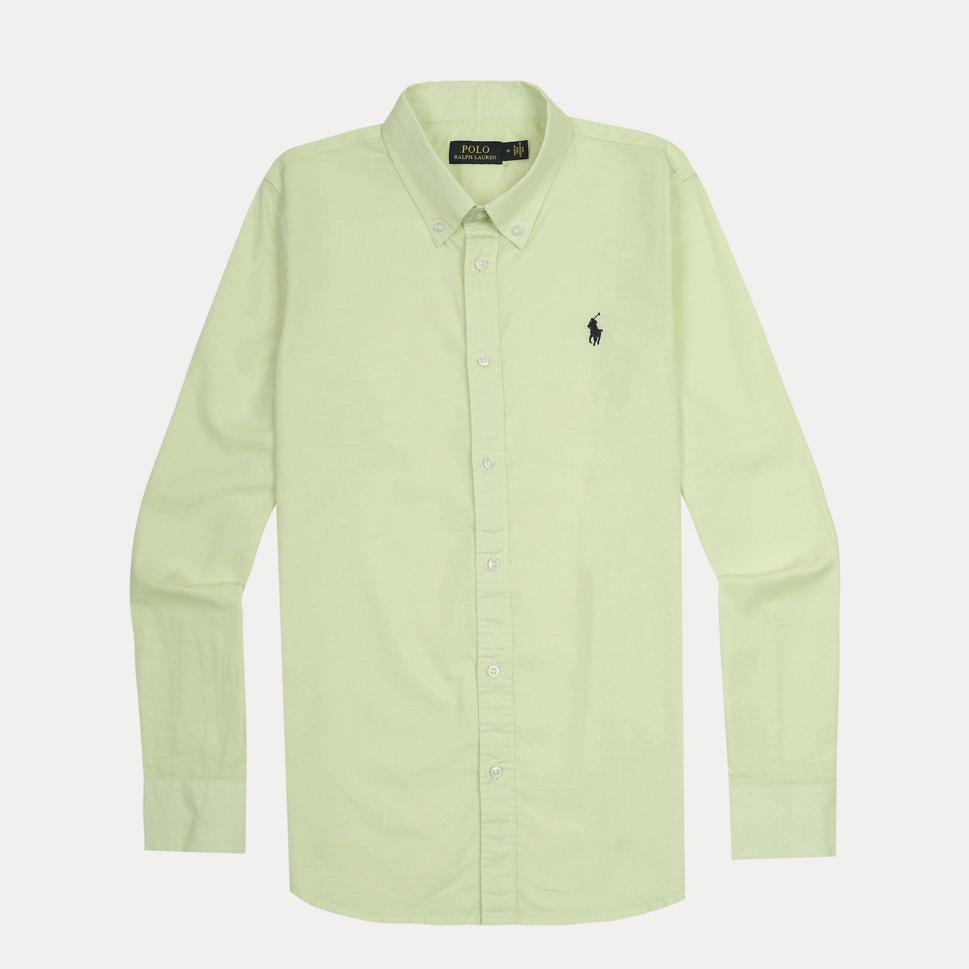 RALPH LAUREN Polo Ralph Lauren SLIM FIT Button-Down Shirt in Light Green