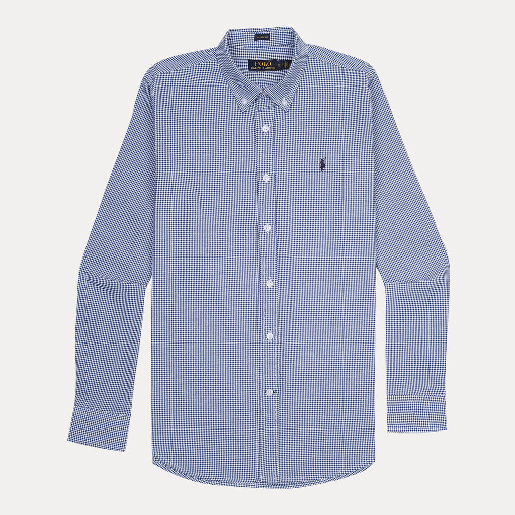 Polo Ralph Lauren Classic Fit Gingham Shirt in Nautical Navy