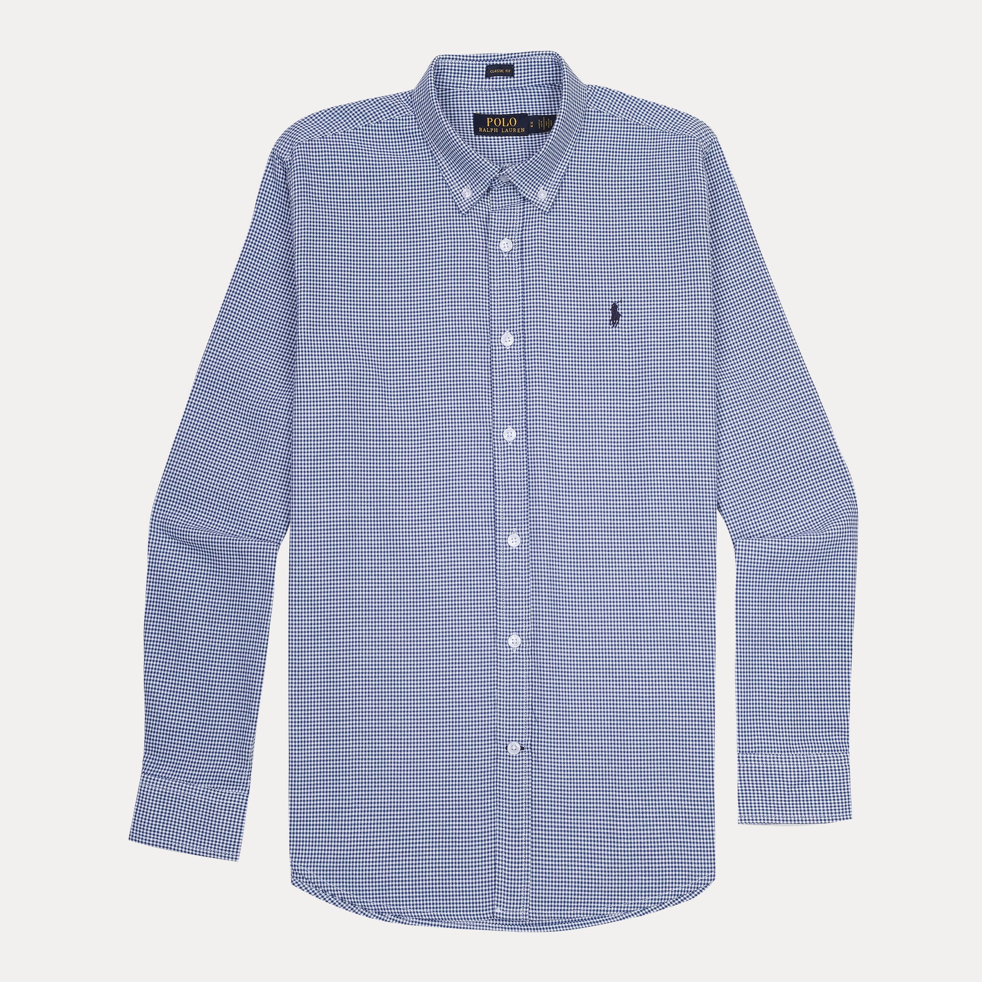 Polo Ralph Lauren Classic Fit Gingham Shirt in Nautical Navy