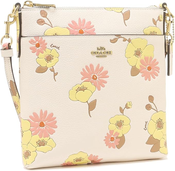 COACH Blushing Petal Elegant Floral Crossbody Bag