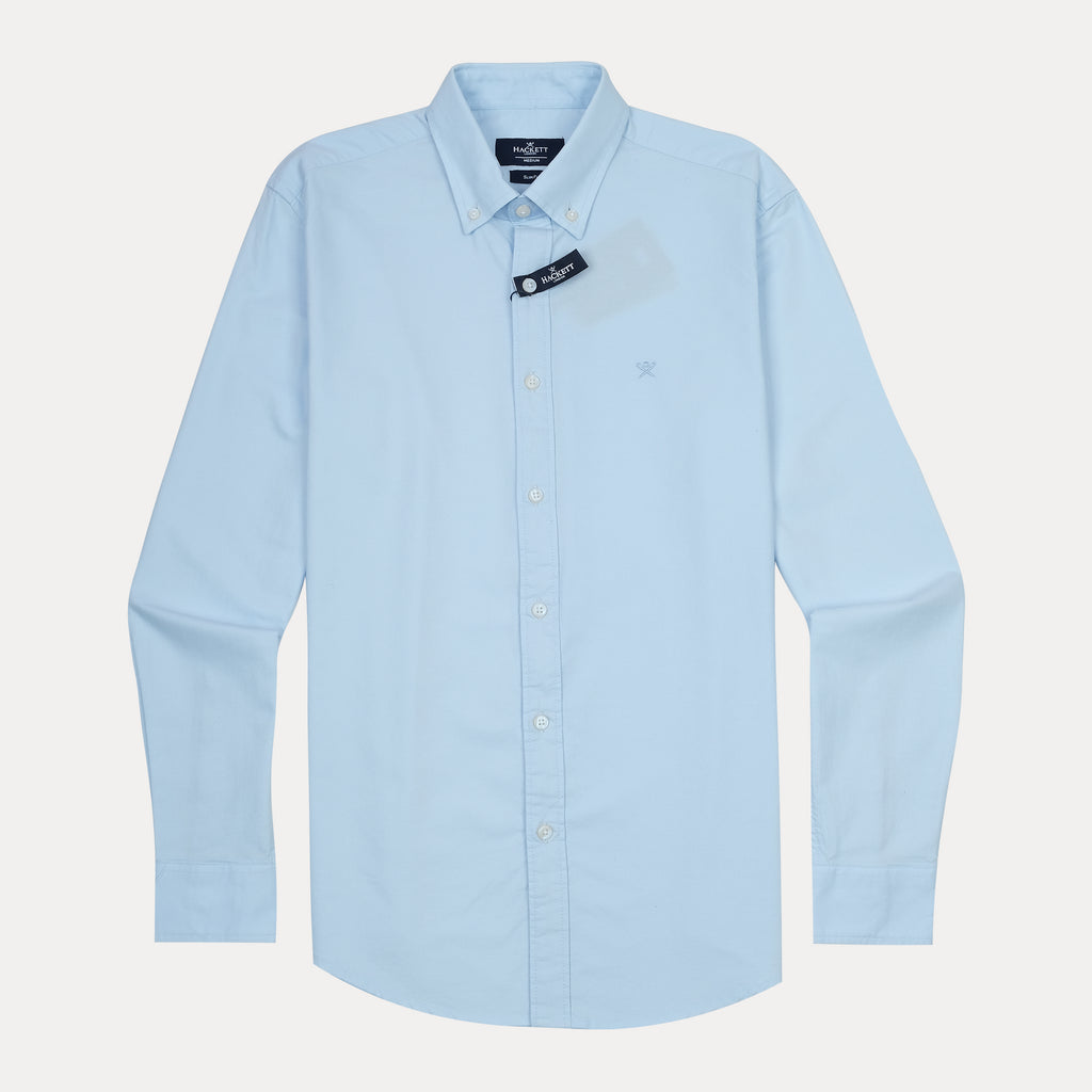 Hackett Elegant Sky Blue Slim Fit Shirt