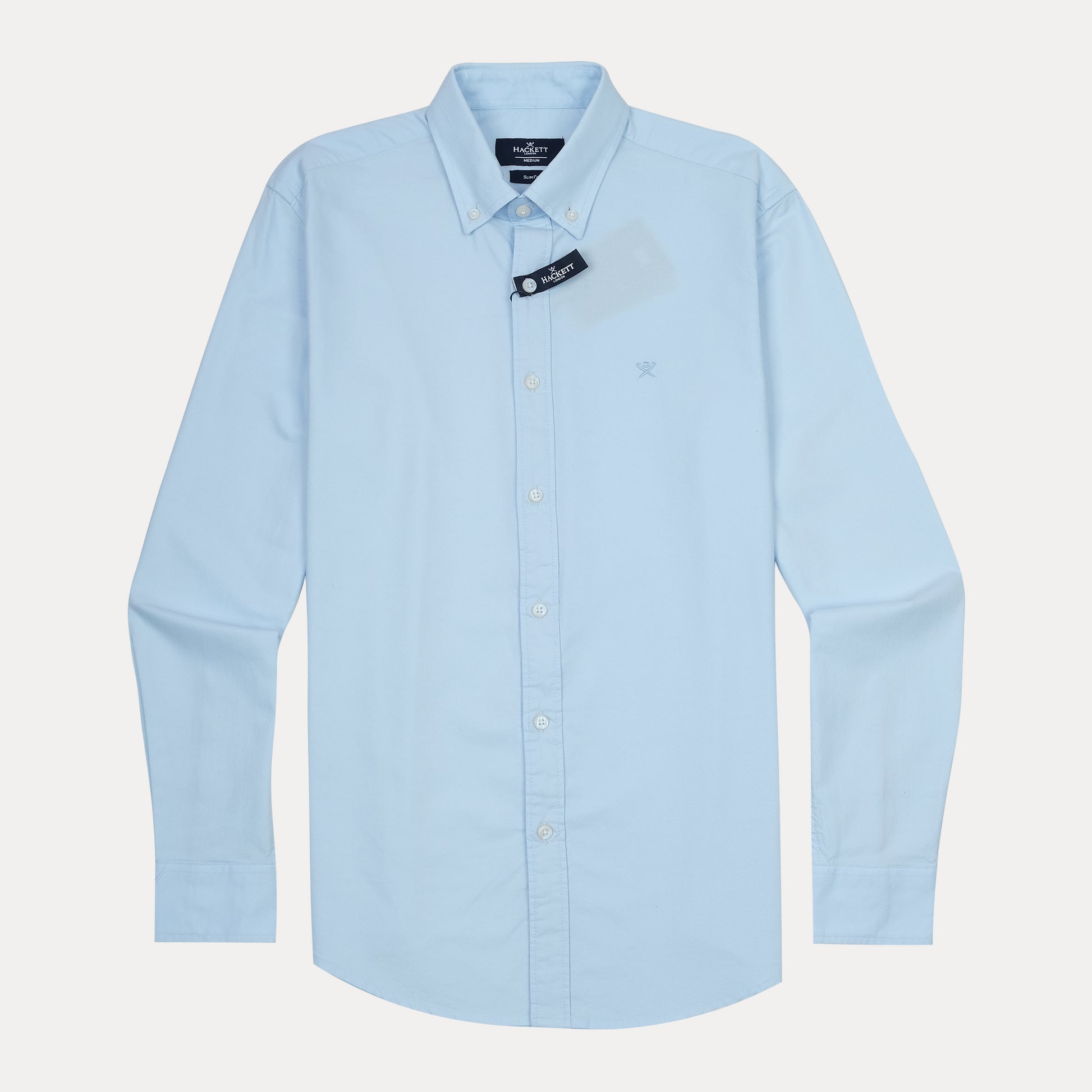 Hackett Elegant Sky Blue Slim Fit Shirt
