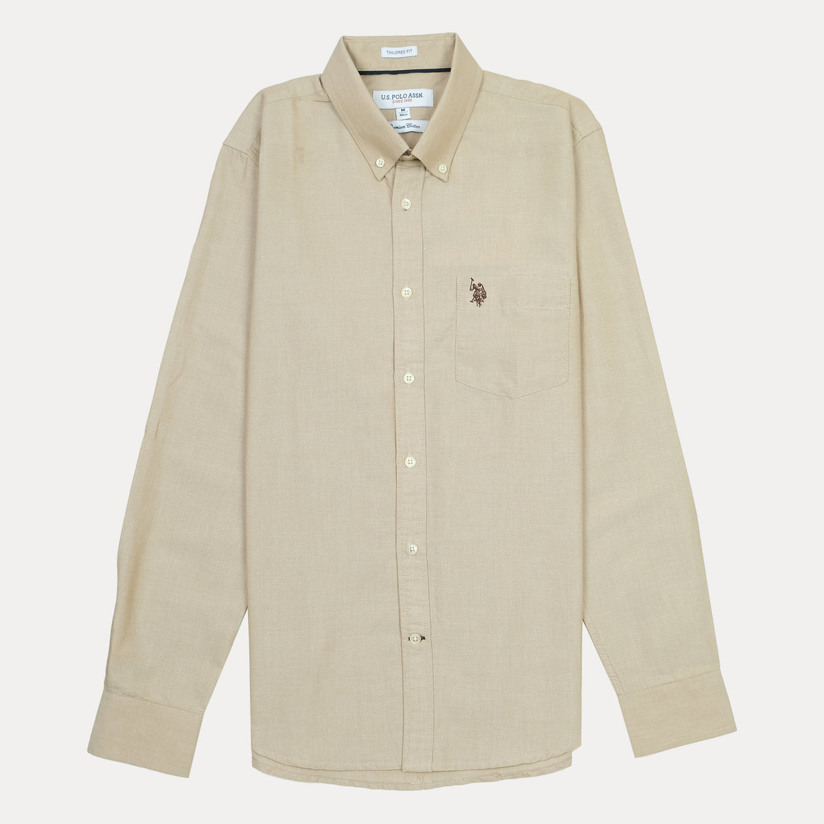 U.S. Polo Assn. Tailored Fit Premium Cotton Long Sleeve Shirt