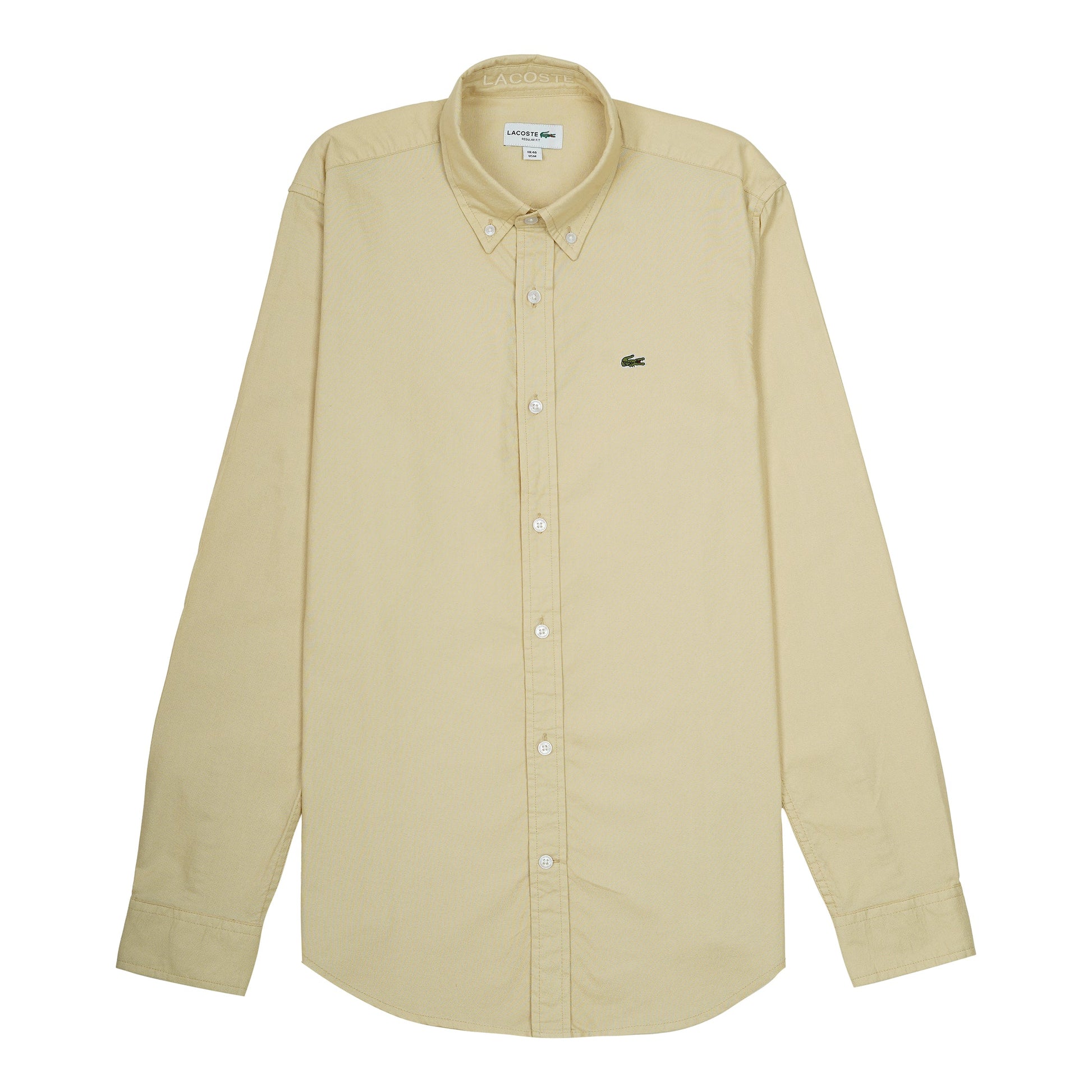 Lacoste Elegant Sandstone Button-Up Shirt