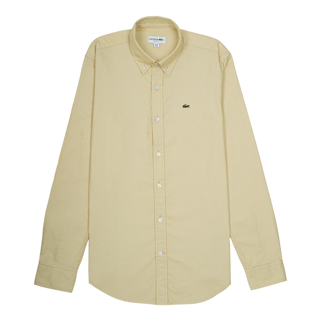 Lacoste Elegant Sandstone Button-Up Shirt