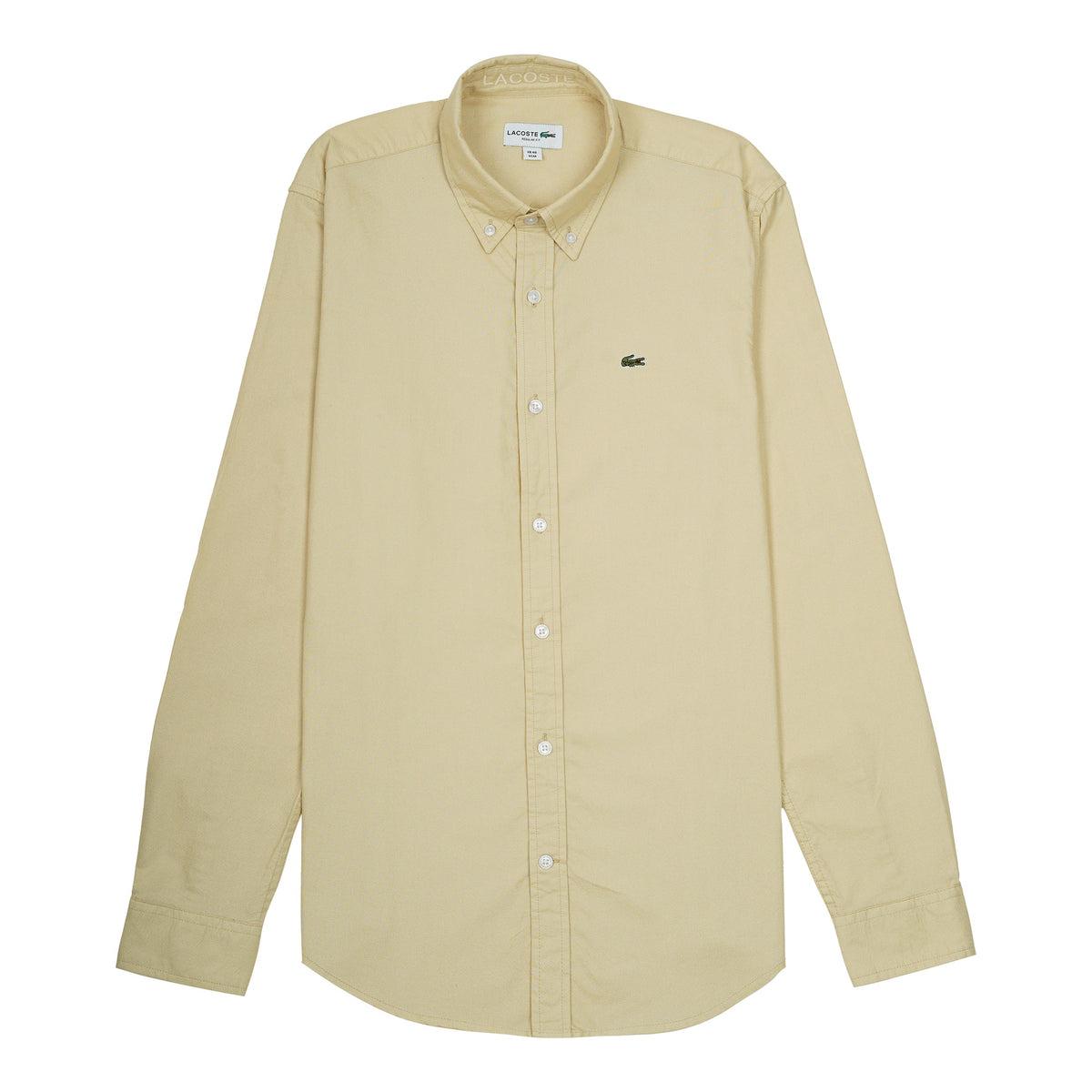 Lacoste Elegant Sandstone Button-Up Shirt