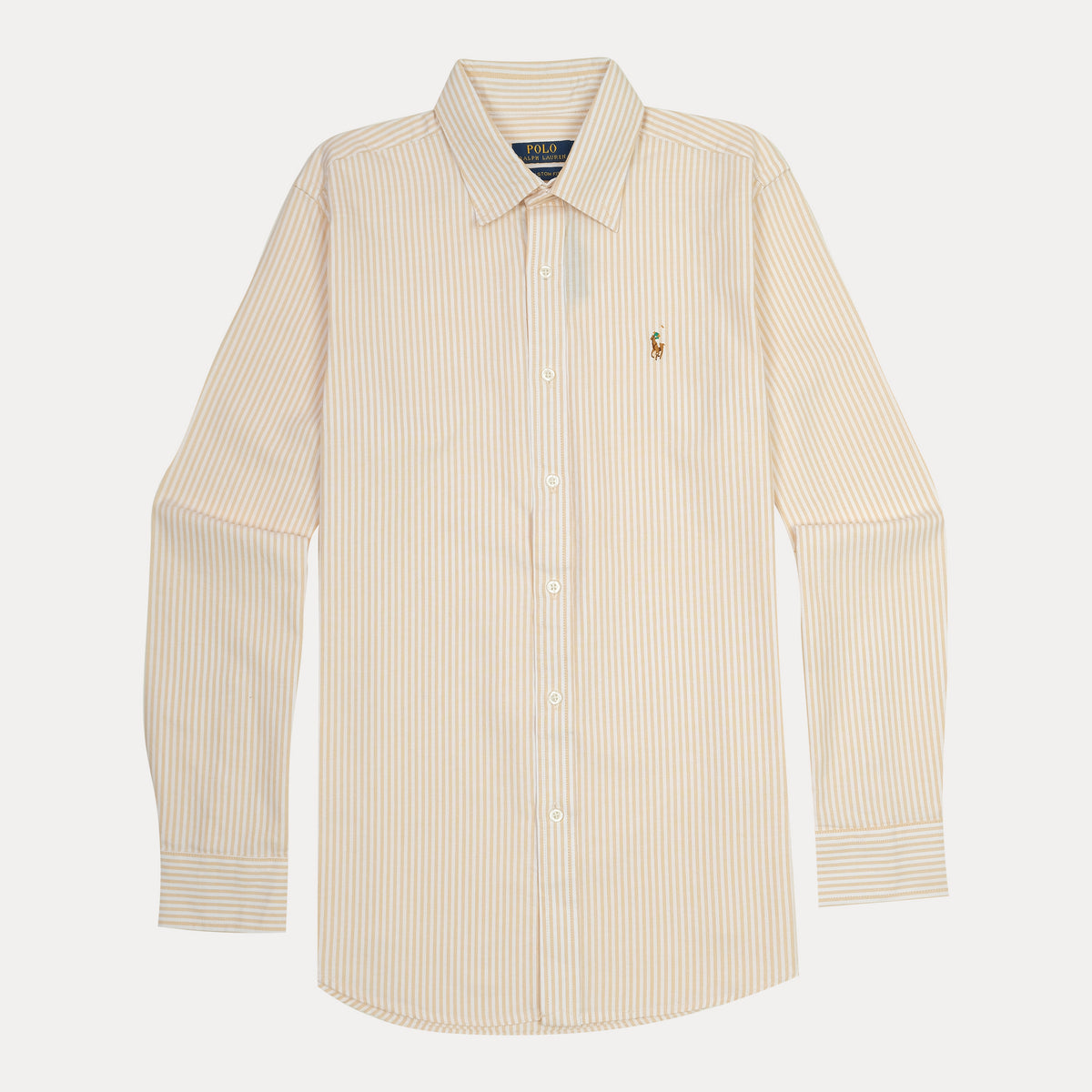 Polo Ralph Lauren Striped Elegance Shirt in Soft Cream