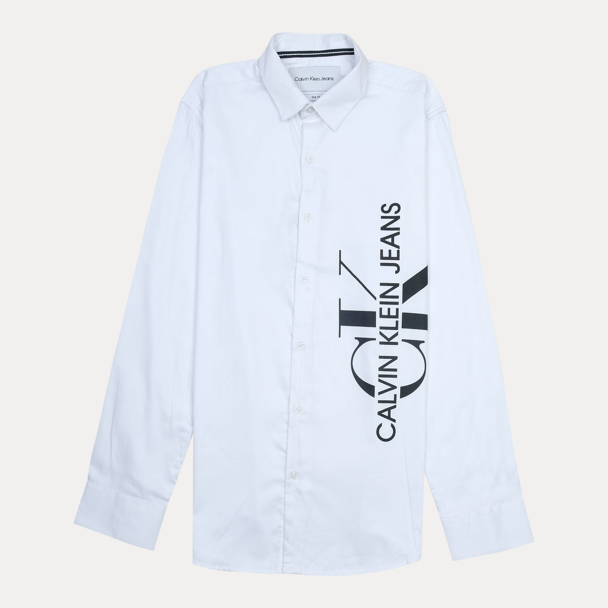Calvin Klein Jeans Slim Fit White Shirt
