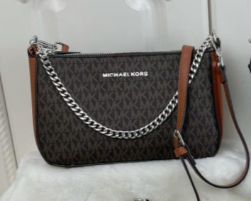 MICHAEL KORS Signature Logo Chain Crossbody Bag