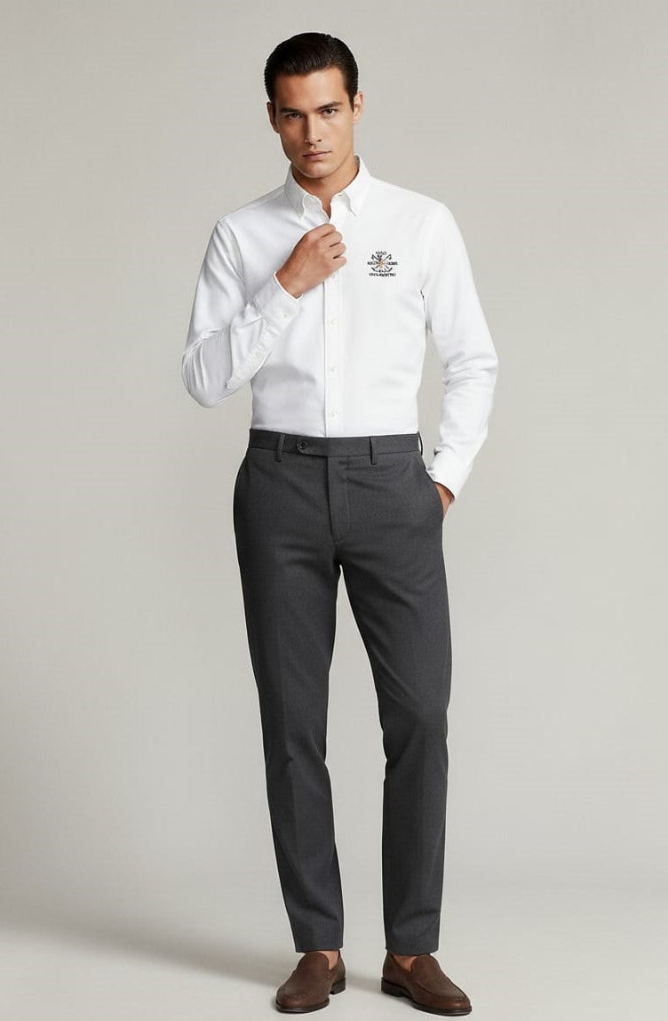 POLO RALPH LAUREN Celestial Pearl Tailored Fit Long Sleeve Dress Shirt