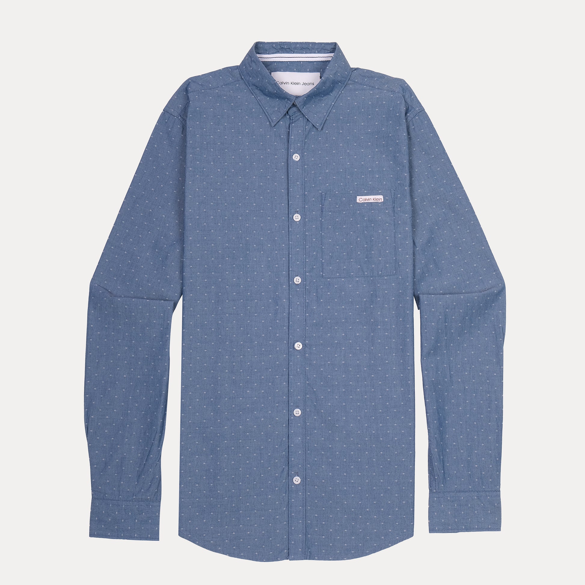 Calvin Klein Jeans Dapper Denim Delight Shirt in Serene Sky