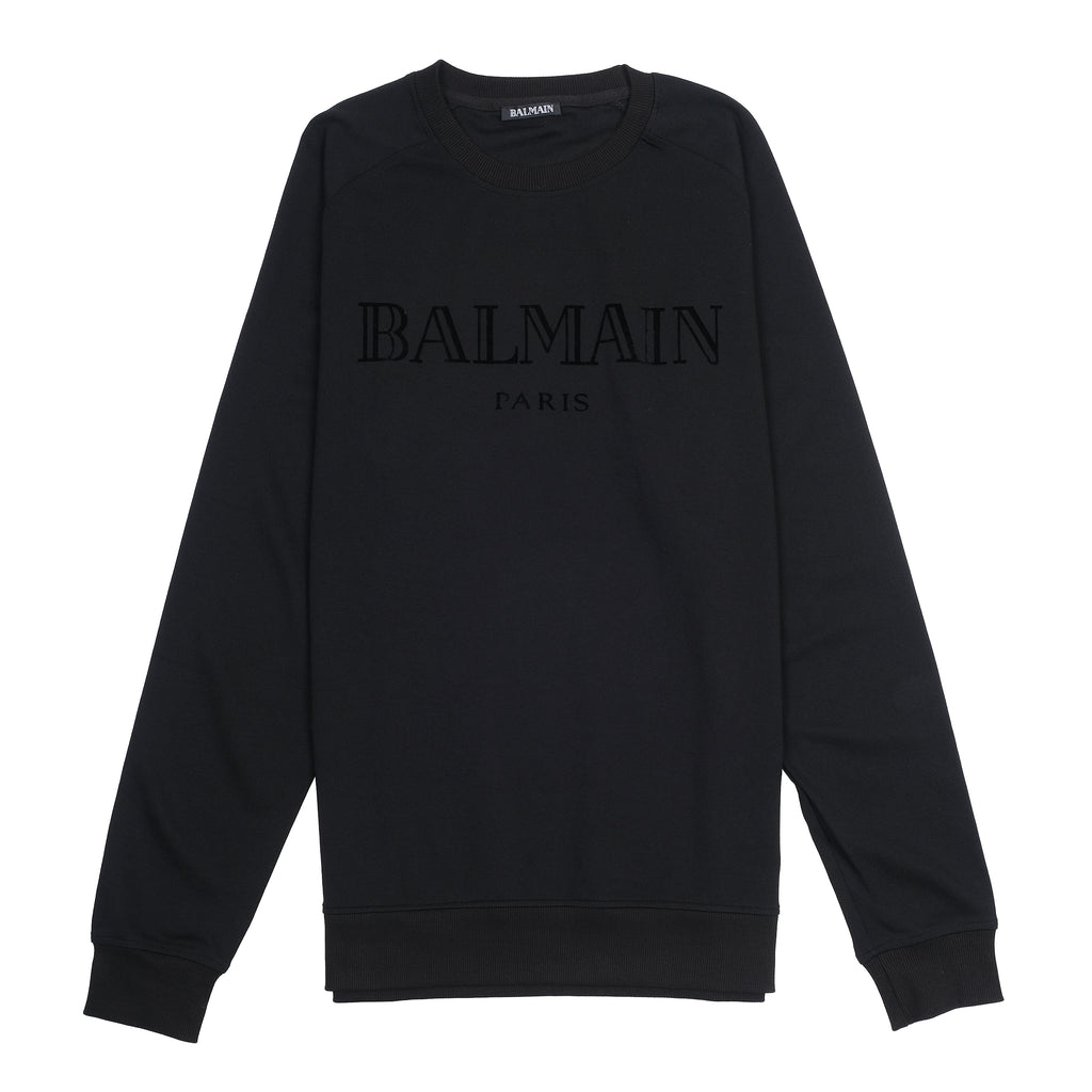 Balmain Luxurious Midnight Black Sweatshirt