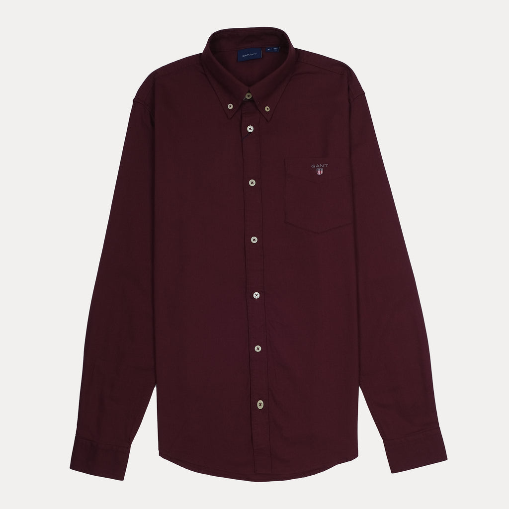 GANT Crimson Velvet Classic Fit Long Sleeve Button-Down Shirt