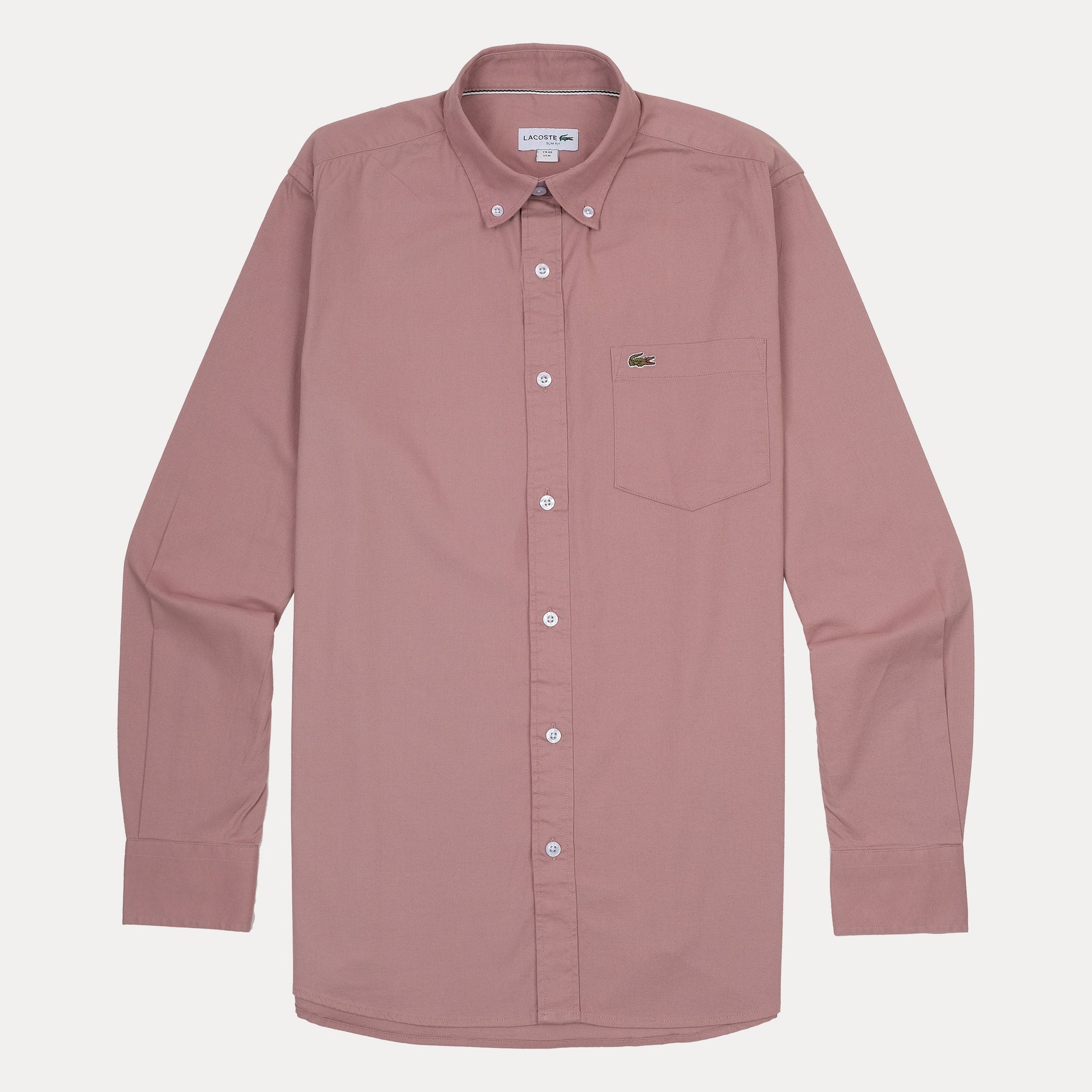 Lacoste Elegant Blush Button-Up Shirt