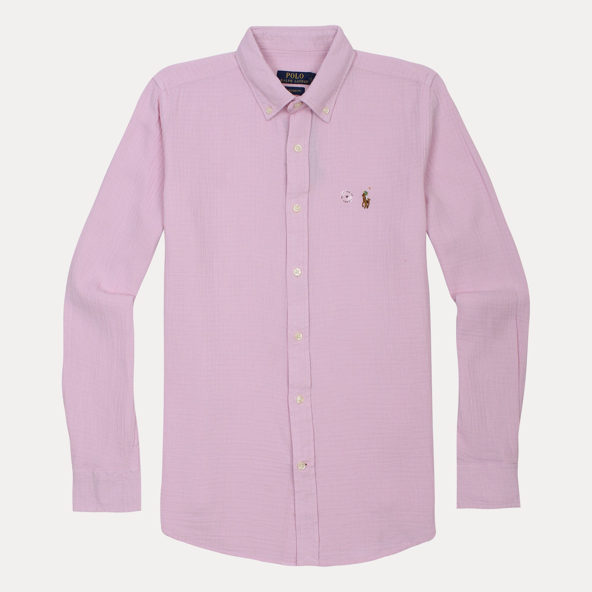 Polo Ralph Lauren Custom Fit Delightful Blush Button-Up Shirt