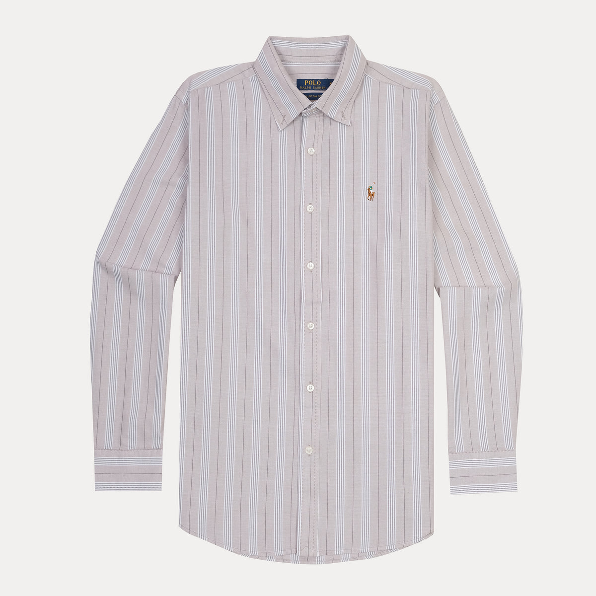 Polo Ralph Lauren Striped Elegance Shirt in Soft Sand