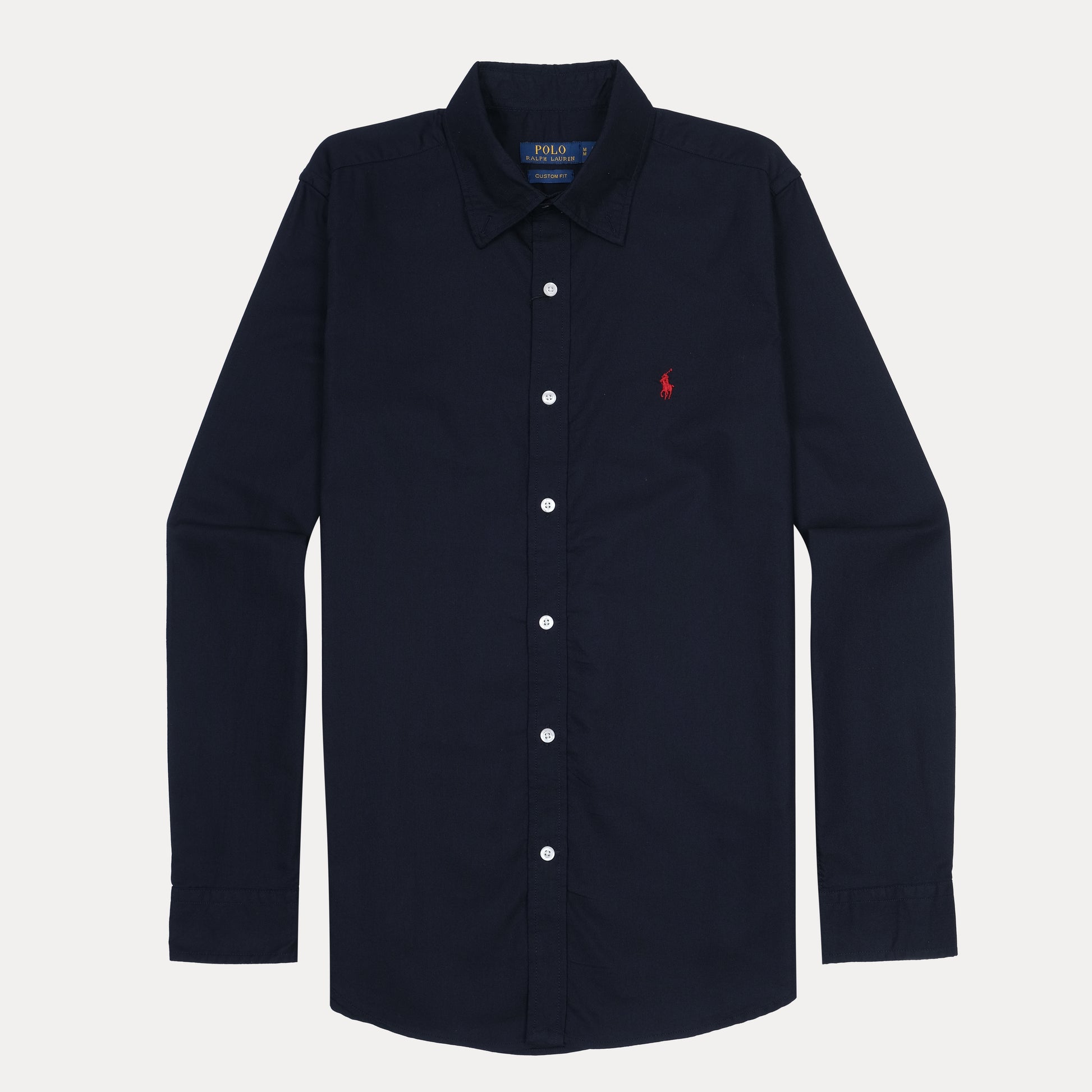 Polo Ralph Lauren Custom Fit Midnight Navy Button-Up Shirt